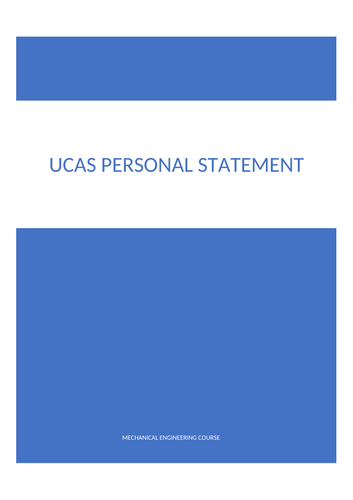 veterinary sciences ucas personal statement