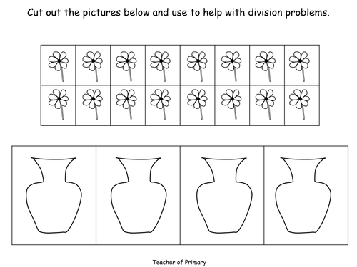 dividing by sharing powerpoint presentation and worksheets teaching resources