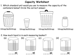 measuring capacity using standard units powerpoint