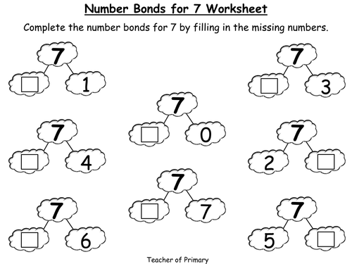 Number Bonds - The Story of 7 - Animated PowerPoint ...