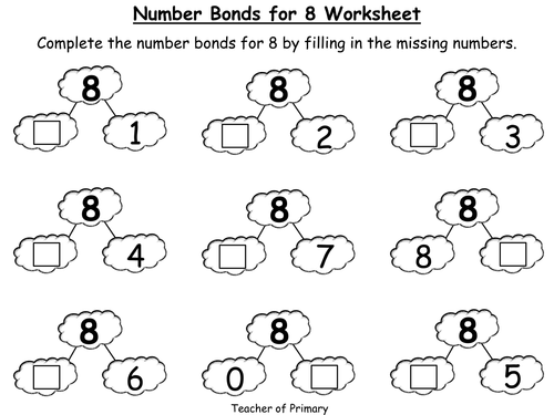 number bonds the story of 8 animated powerpoint presentation and