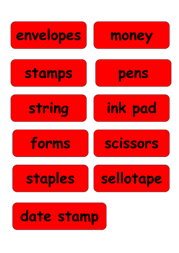 Post Office Role Play Resource Pack | Teaching Resources