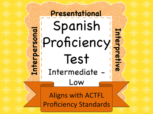 Spanish Proficiency Test Answers