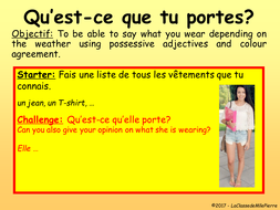 Allez 1 - Unit 6 - Tu portes quoi? - Quel temps fait-il? - 6.2 {FREE