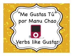 Me Gustas Tu Verbs Like Gustar Teaching Resources