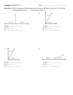 Using Equations to Solve for Unknown Angles | Teaching Resources