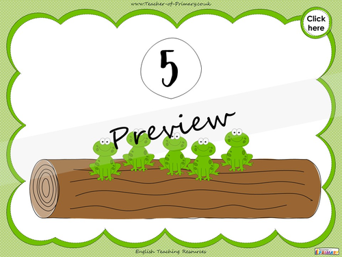 Counting Frogs on the Log - EYFS | Teaching Resources