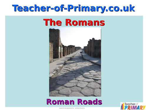 primary homework help roman roads