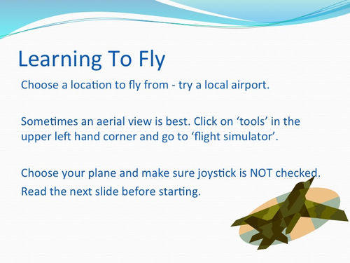 Google Earth Flight Simulator Activity Book by Meridian