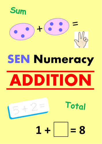 SEN Numeracy - ADDITION | Teaching Resources