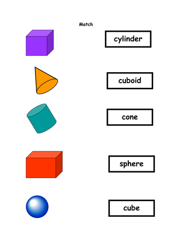 3D Shape Key Stage 1 Resource Pack by bestprimaryteachingresources ...