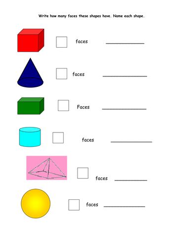 3D Shape Key Stage 2 Resource Pack | Teaching Resources