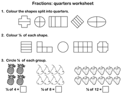 KS1 Number - Fractions Teaching Pack - 5 PowerPoint presentations and