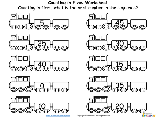 Counting in Multiples of Five | Teaching Resources