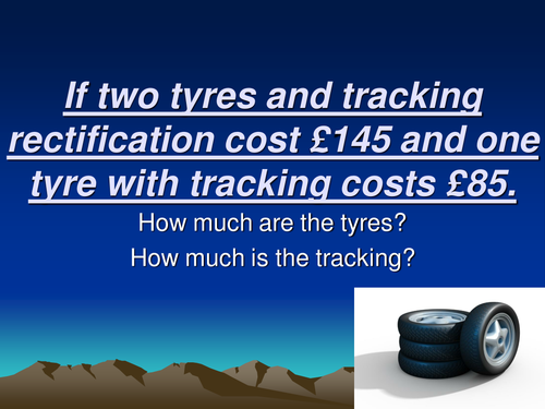 Simultaneous Equations