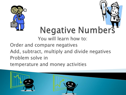 Negative numbers