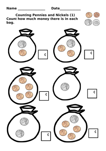 Money Counting up to 10 cents and then 20 cents - Pennies, Pennies