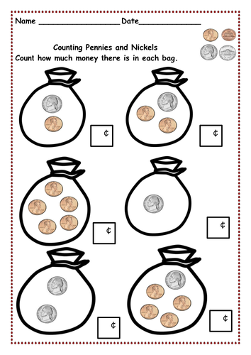 Counting money up to 10 cents and then 20 cents - Pennies, Pennies