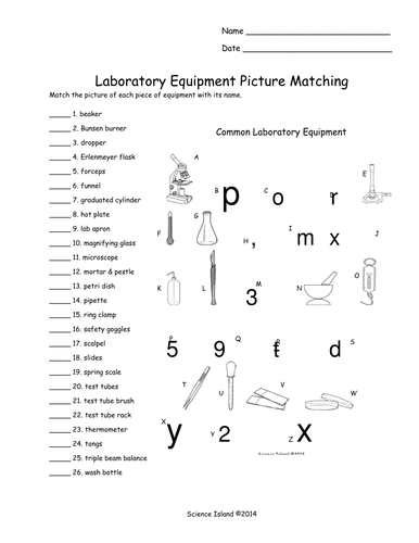 Printables Worksheet Lab Equipment lab equipment activity and puzzles by scienceisland teaching resources tes