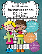 Addition & Subtraction on the Hundreds Chart | Teaching Resources