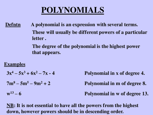 Higher Mathematics Unit 2 Polynomials 12x Ppts, Circles 12x Ppts and 2x worksheets