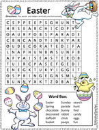 Easter Word Search *EASY | Teaching Resources