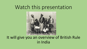 British Rule in India - an overview of the Raj | Teaching Resources