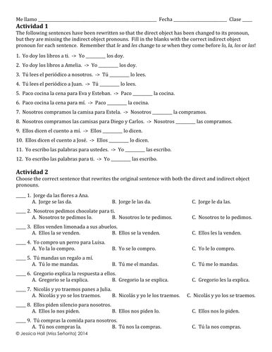 43-double-object-pronouns-spanish-worksheet-answers-worksheet-master