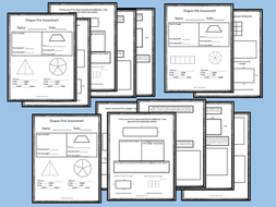 Shapes Assessments | Teaching Resources