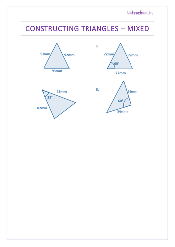 Constructing Triangles 4271