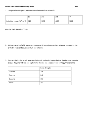 periodic table and on questions answers pdf Atomic periodicity structure ws2x.docx and