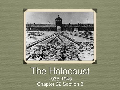 The Holocaust PowerPoint Keynote Presentations Teaching Resources
