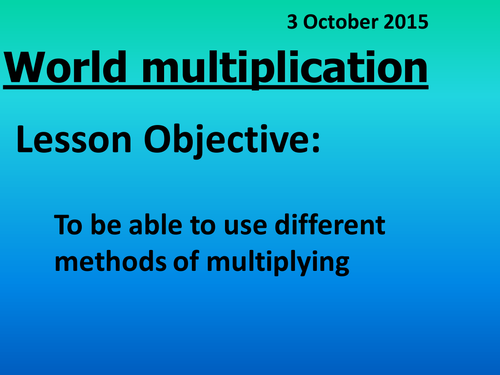 How they multiply around the world