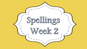 New Curriculum Year 3 & 4 Spelling words, activities and assessments