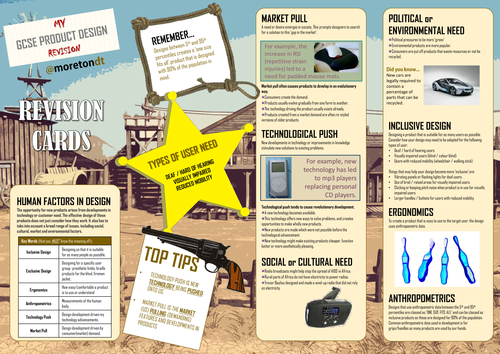 GCSE product design human factors revision