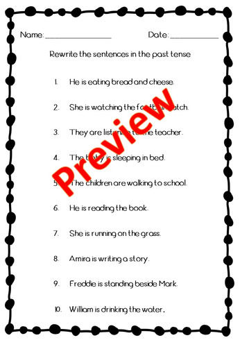 English Verbs (Past, Present and Future Tense Verb List with pictures