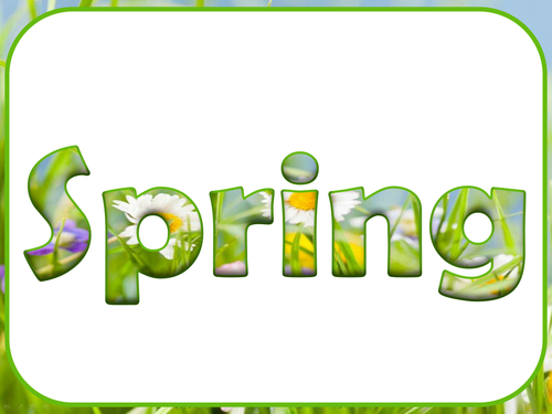 Y1 Science topic - Seasons - Spring topic powerpoint, display and ...