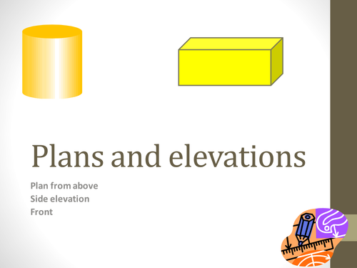 Drawing plans and elevations