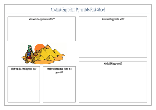 Ancient Egypt Pyramids | Teaching Resources