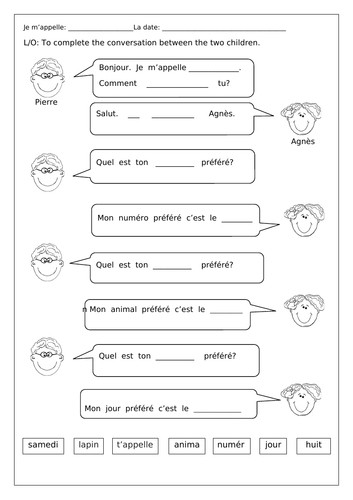 French Conversation | Teaching Resources