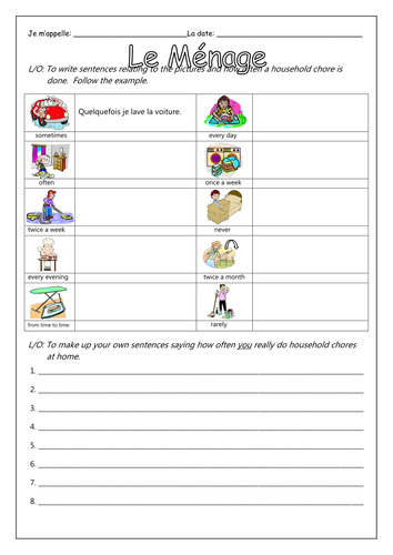 french-household-chores-le-m-nage-worksheets-teaching-resources