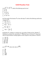ged math curriculum teaching resources