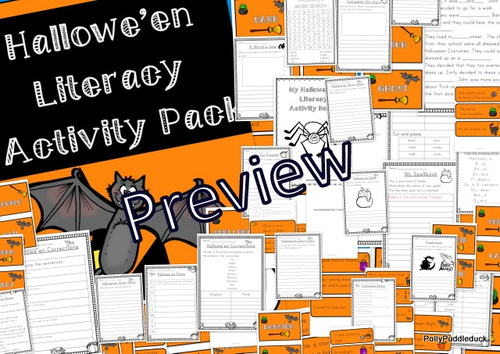 Hallowe'en English Activity Pack