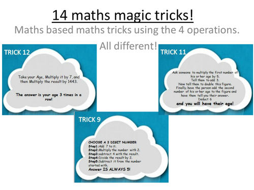 14 maths based magic tricks