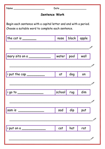 Reading Comprehension, Text, Sentences, Adjectives, Presentations ...