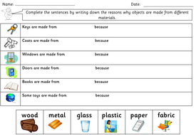 year 1 science everyday materials topic pack powerpoints