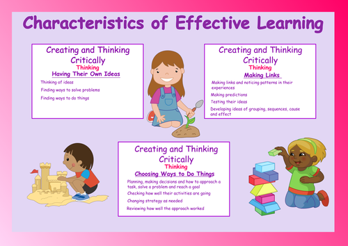 thinking creatively and critically eyfs