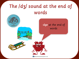 SPaG Year 2 Spelling: ge and dge at the end of words | Teaching Resources