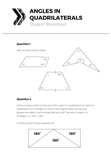 Polygons Angles And Parallel Lines Complete Unit Of Work Teaching