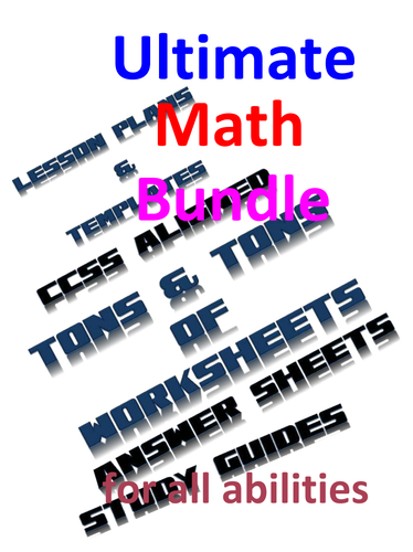 Mega Bundle of Math Goodies | Teaching Resources